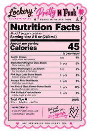 Pretty N Punk loc charm kit nutrition facts